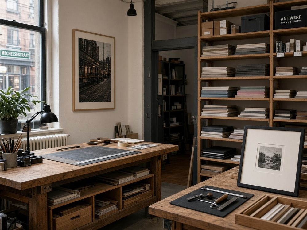About the Framing shop studio at Velvetloop House