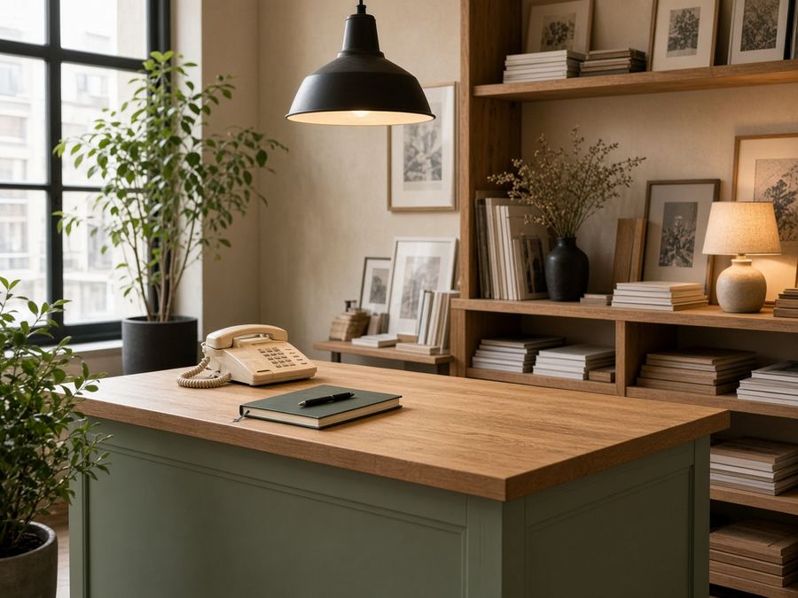 Contact desk at Velvetloop House in Antwerp